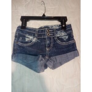Vanilla star youth 7 denim shorts‎